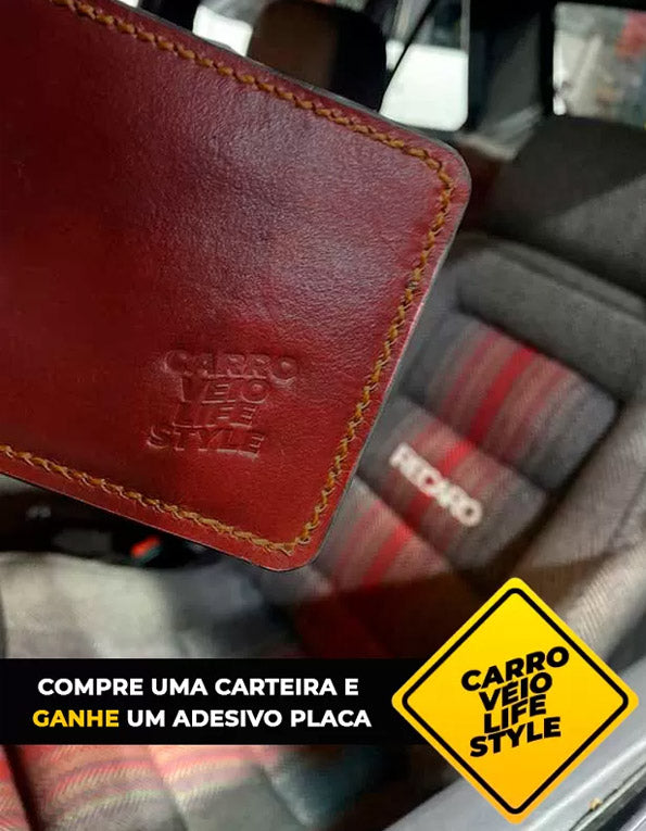 Carteira de Couro RECAR Tradicional