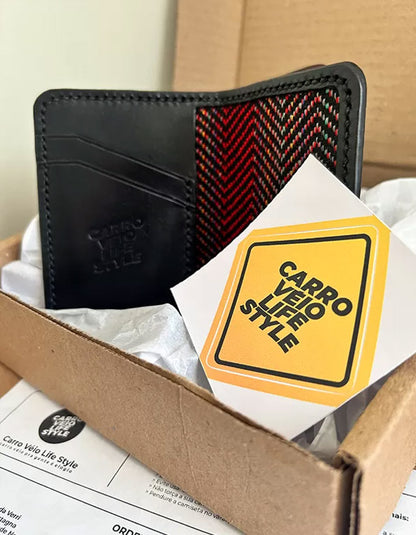 Carteira de Couro Slim RECAR
